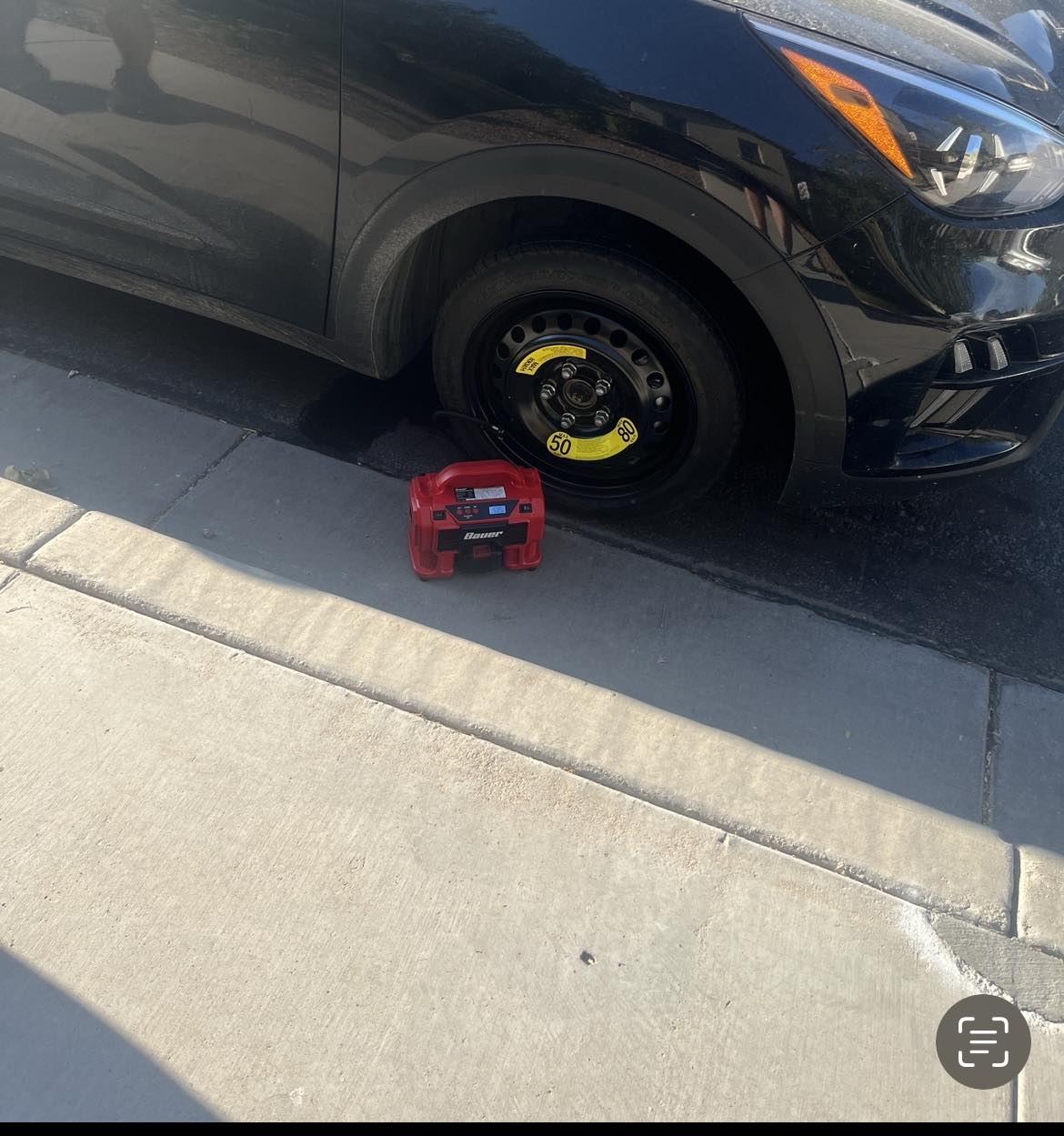 Spare tire installation in Mesa Arizona